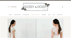Desktop Screenshot of flossyanddossy.co.uk